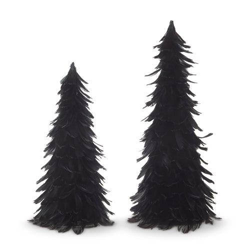18 Black Feather Trees set of 2 –