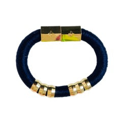 Colorblock Bracelet- Navy