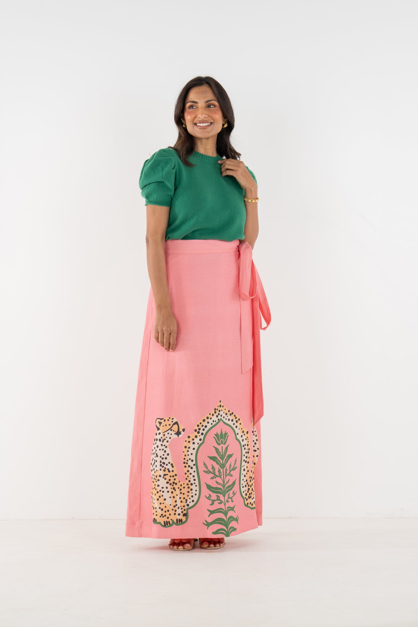 Audrey Skirt in Sandshell – Emily McCarthy