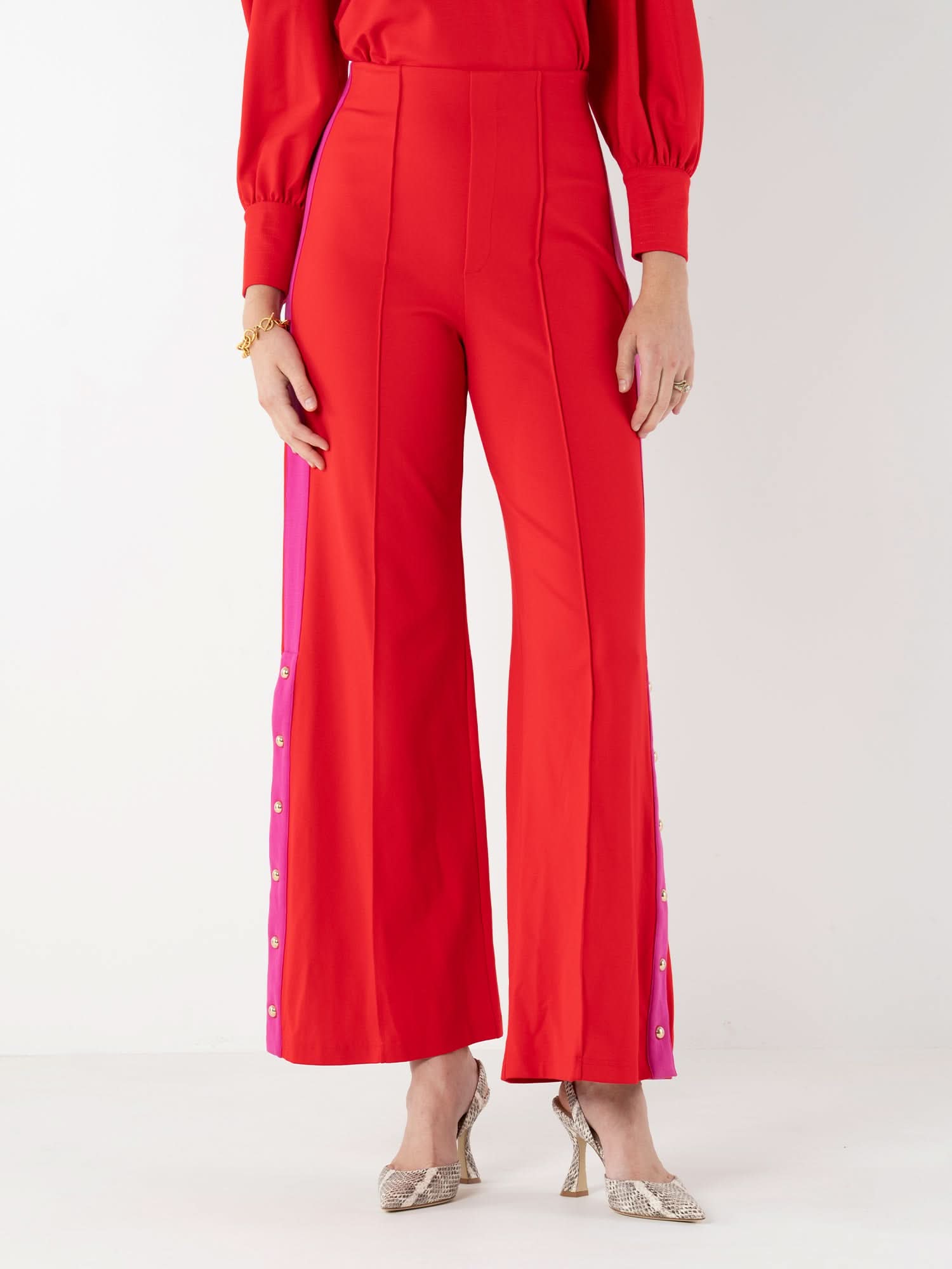 Paisley Pant in High Risk Red – Emily McCarthy