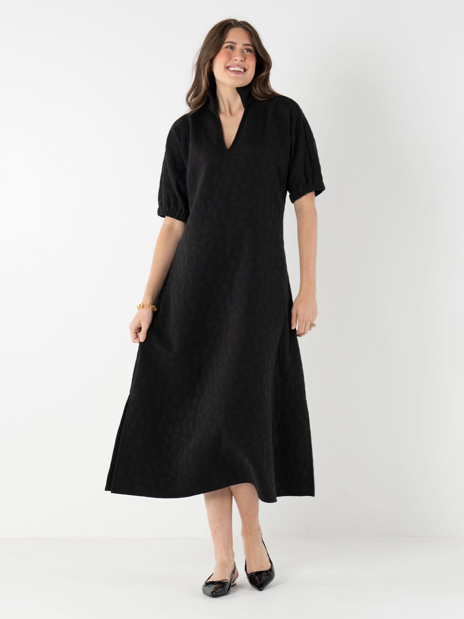 Poppy Maxi in Black Cheetah Emily McCarthy Poppy Maxi in Black Cheetah Emily McCarthy