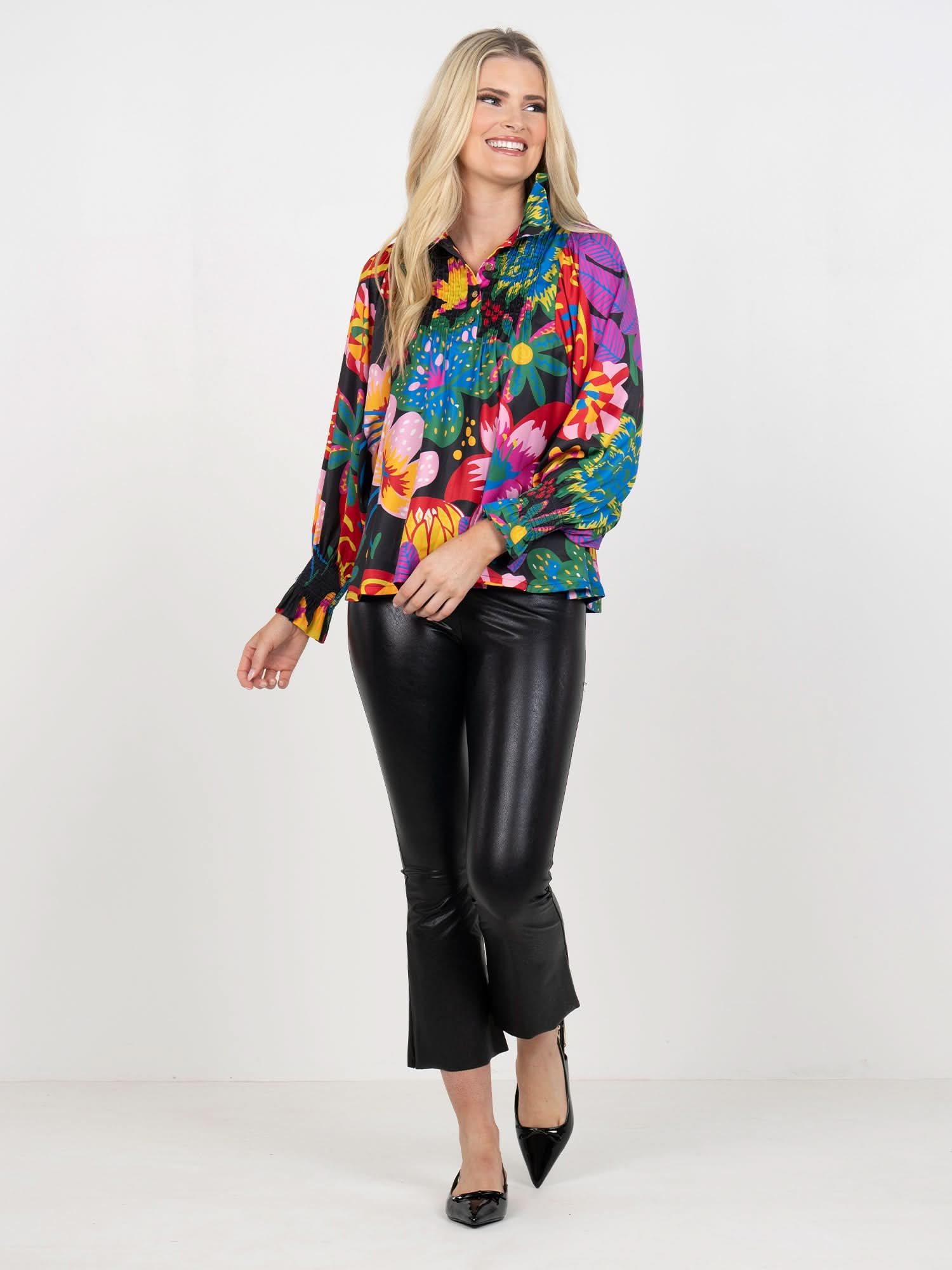 Charlotte Top in Midnight Garden – Emily McCarthy