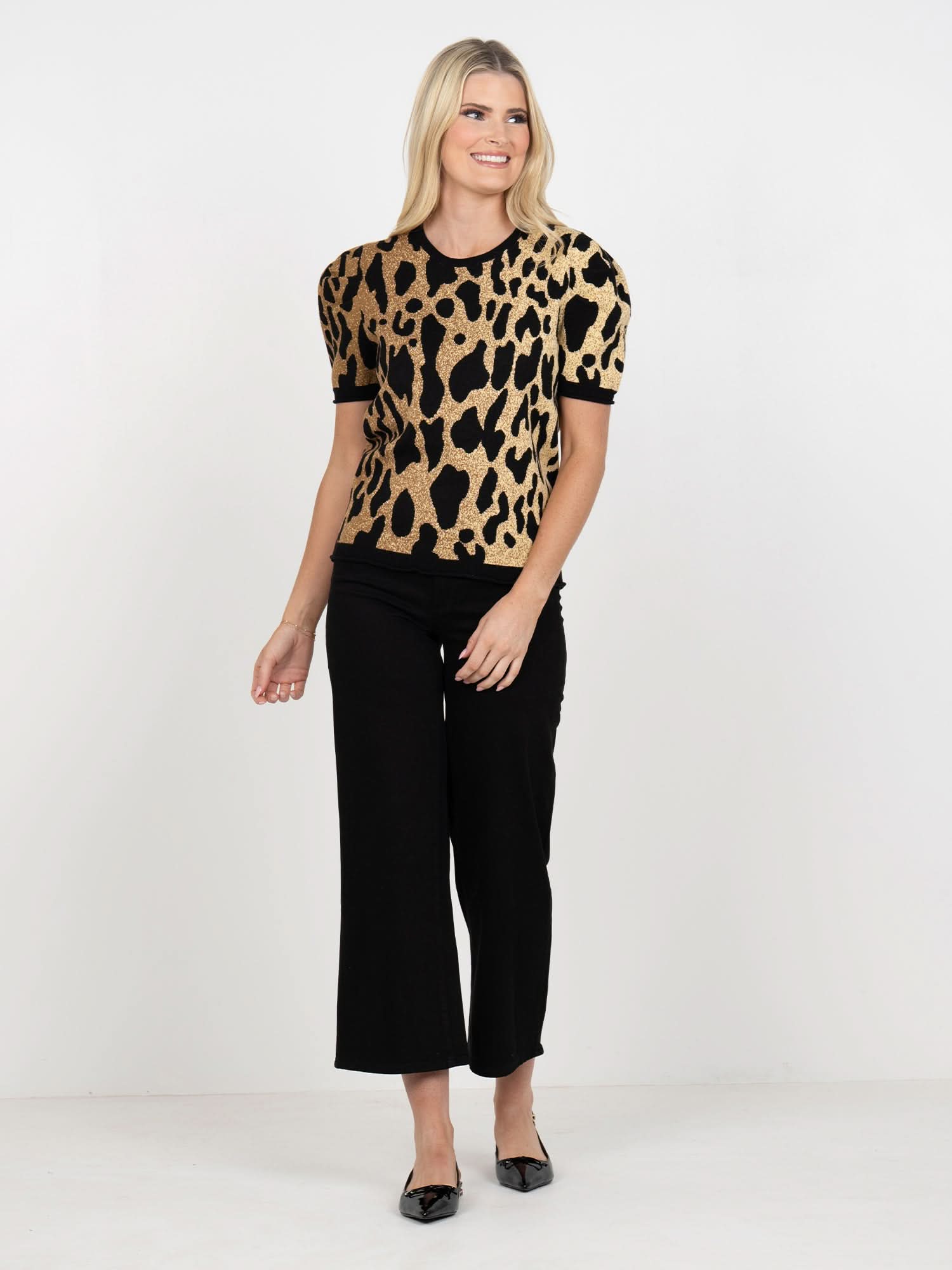 Crewneck Knit in Lady Leopard – Emily McCarthy