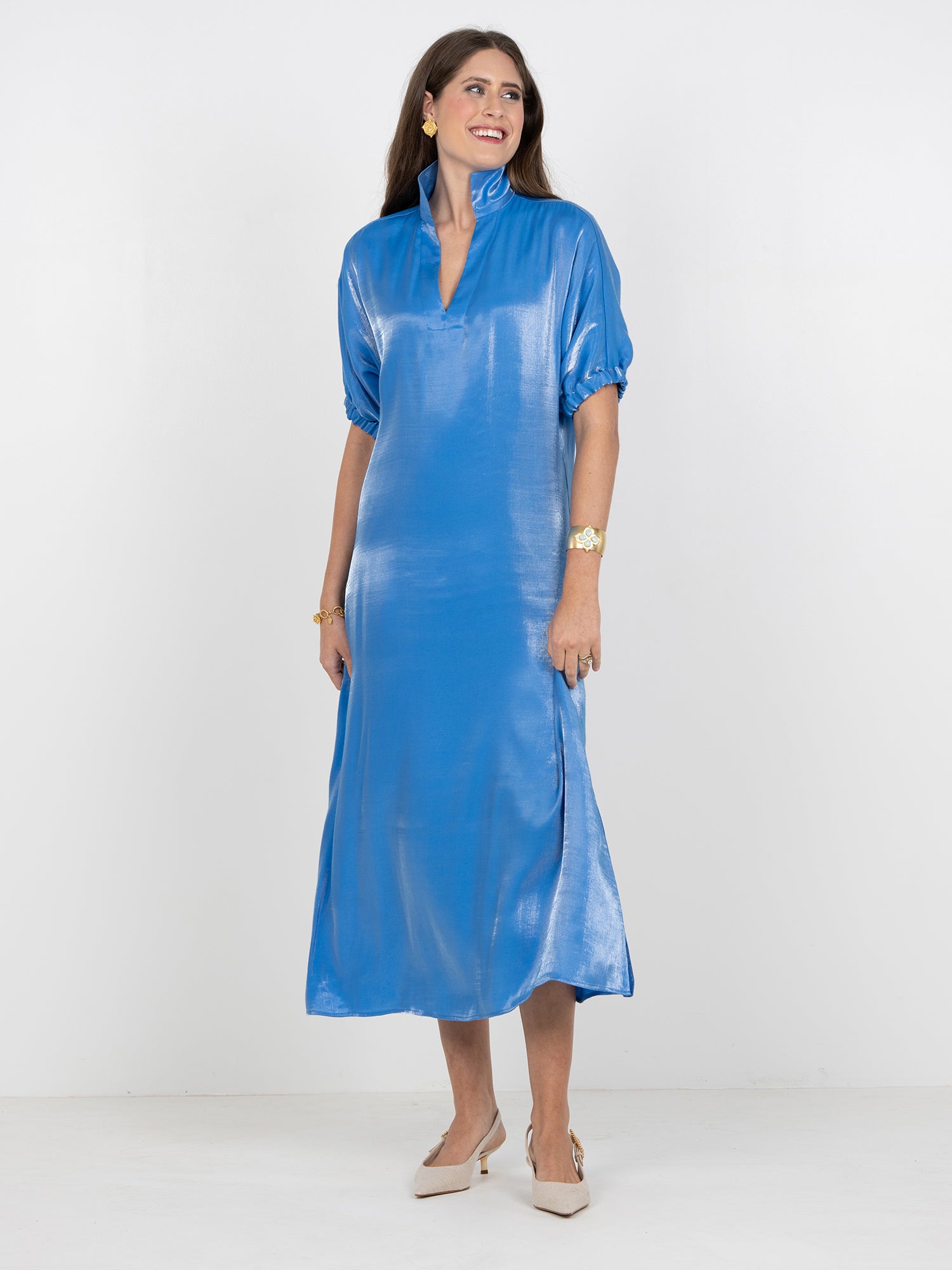Poppy Maxi in Sapphire – Emily McCarthy
