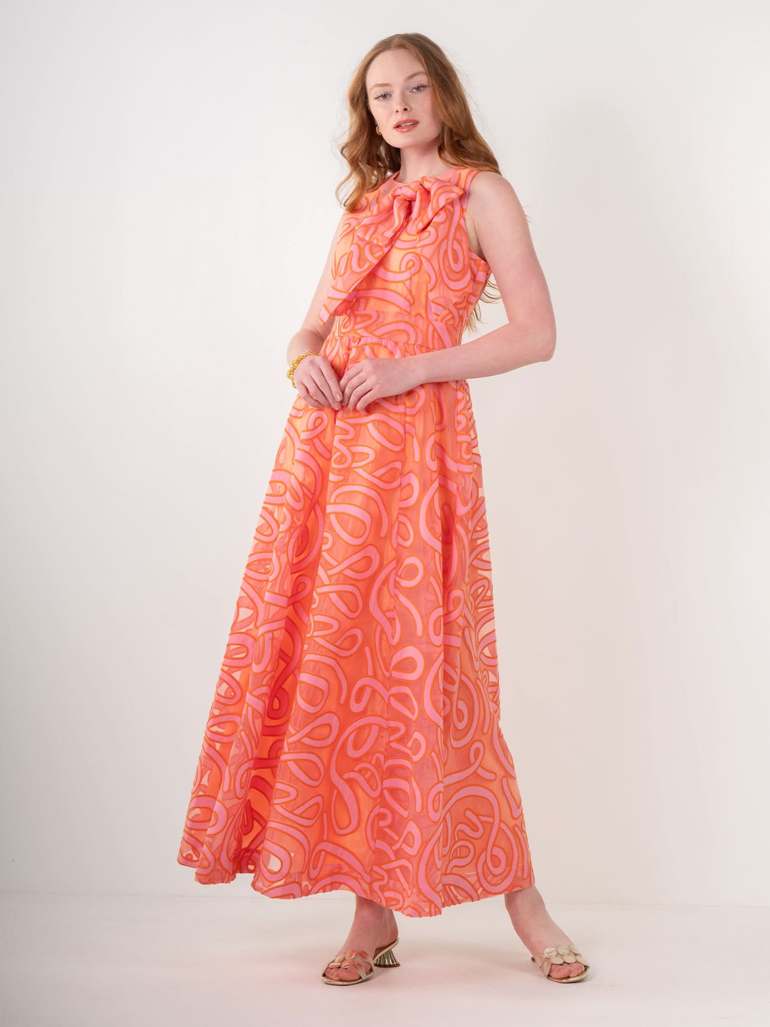 Bella Maxi in Joy/Coral Emily McCarthy Bella Maxi in Joy/Coral Emily McCarthy