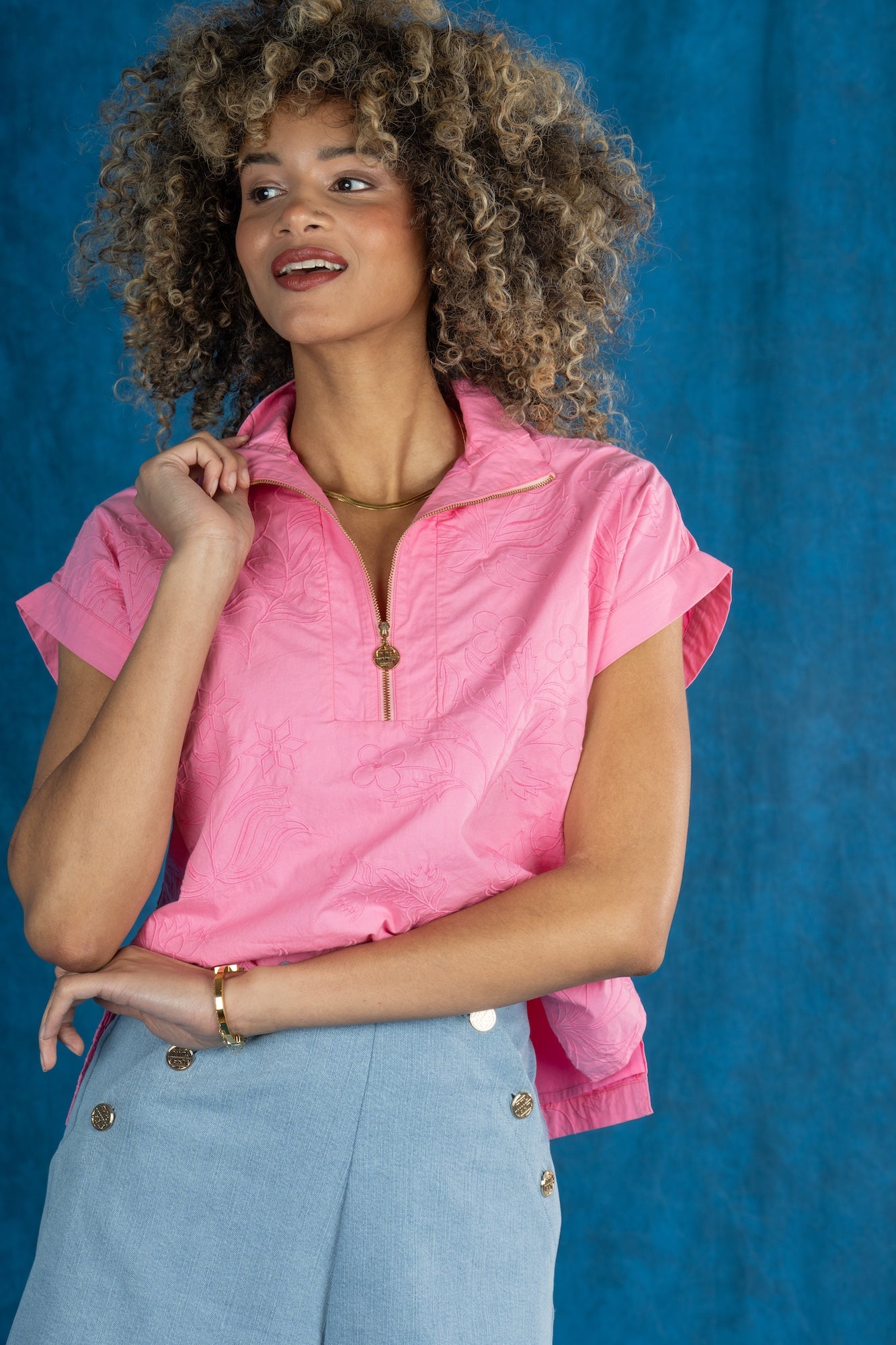 POPPY pink wave tulle tops あさぎーにょ Poppy Pullover in Rosé – Emily McCarthy