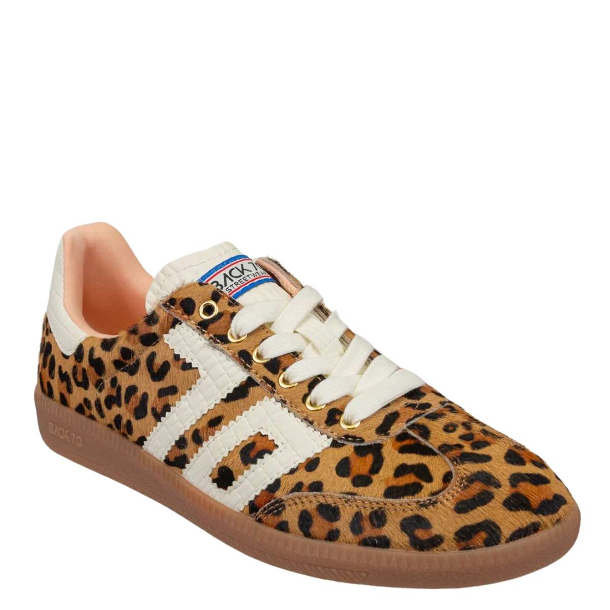 Cloud Sneakers Leopard Camel White 39 8 8.5