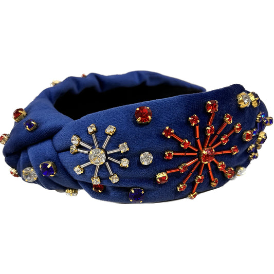 Firework Celebration Headband - Blue