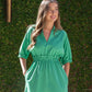 Palmer Dress - Ming Green