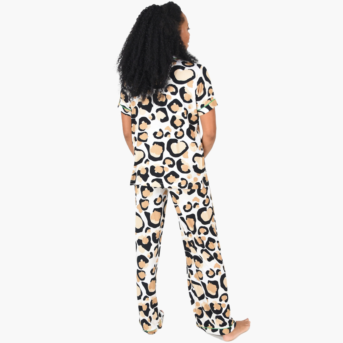 Classic Spot Cheetah Pajama Pant Set