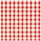 Red Painted Check Cocktail Napkins