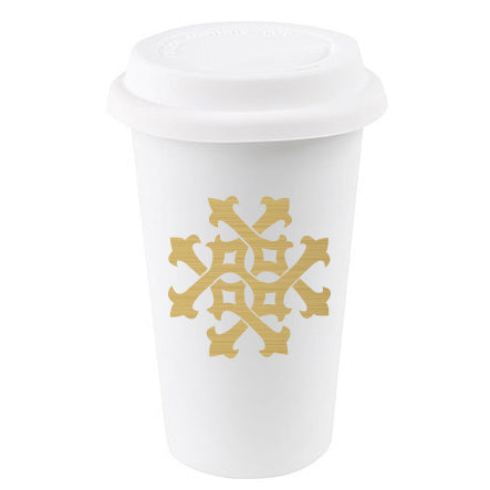 1-Letter Monogrammed Paper To-Go Cups
