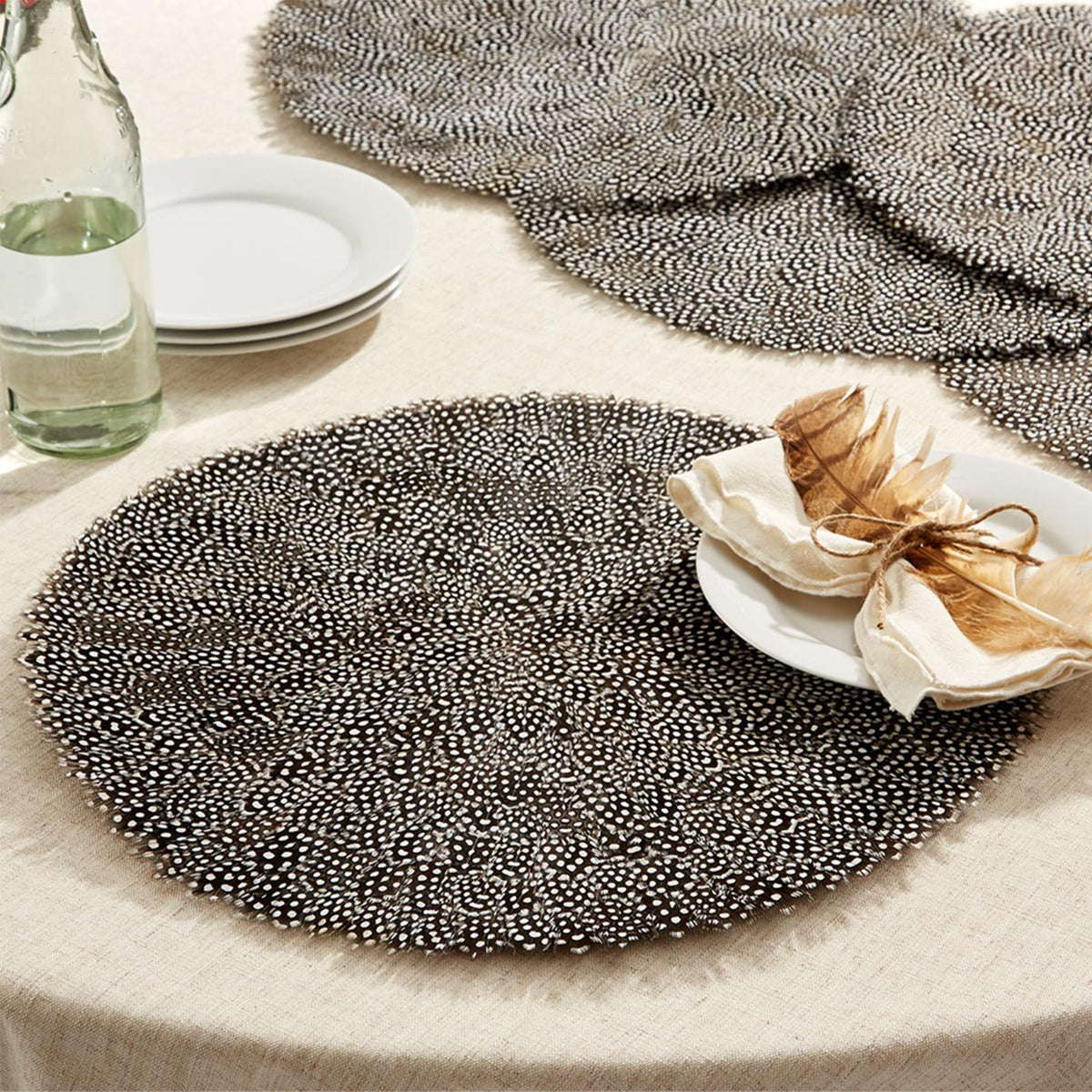 Star Printed Handwoven Placemats (set of 4)