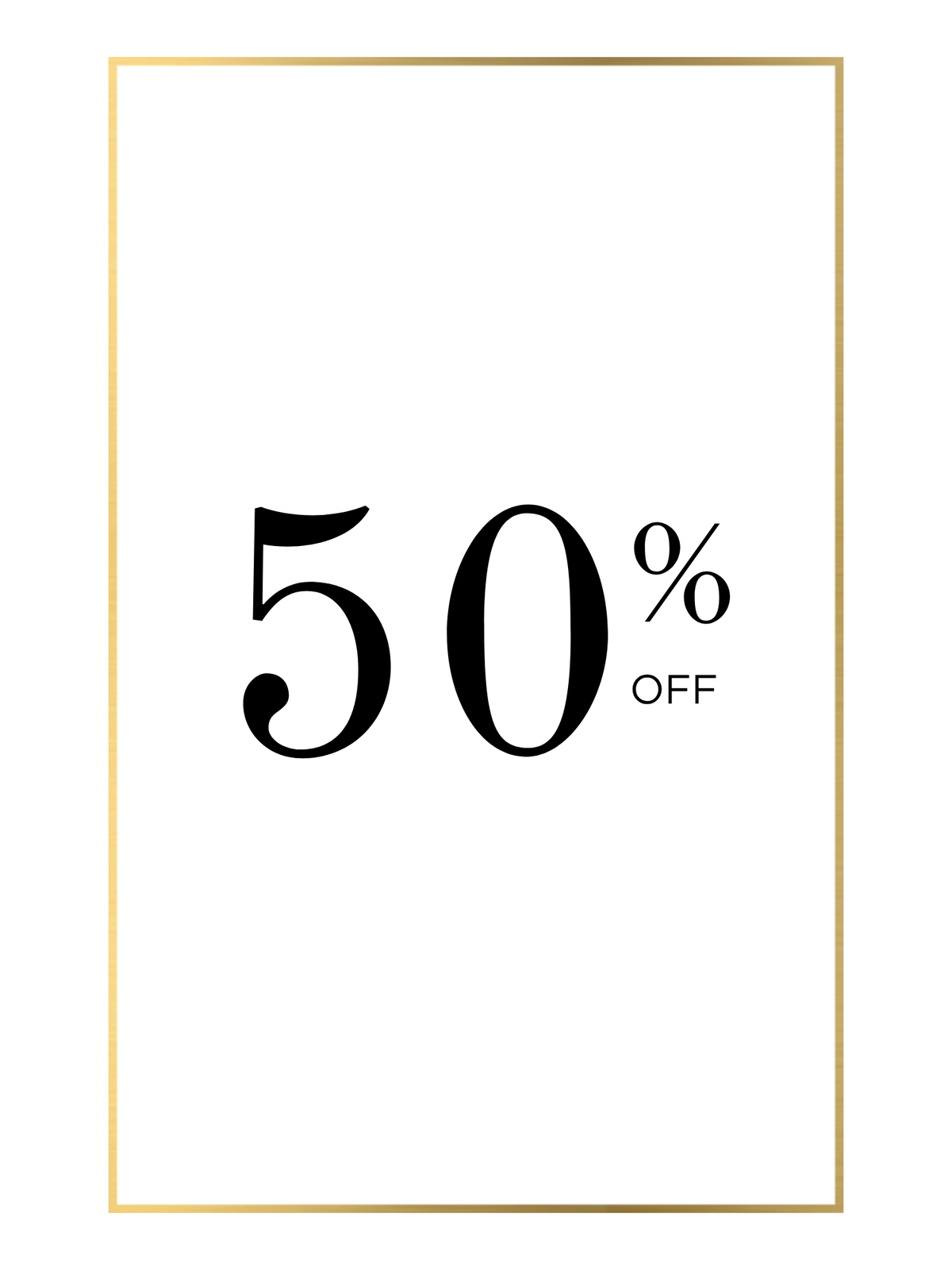 Shop 50% off