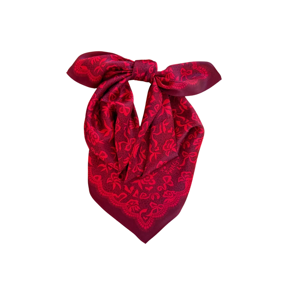 Cherry Lace Scarf