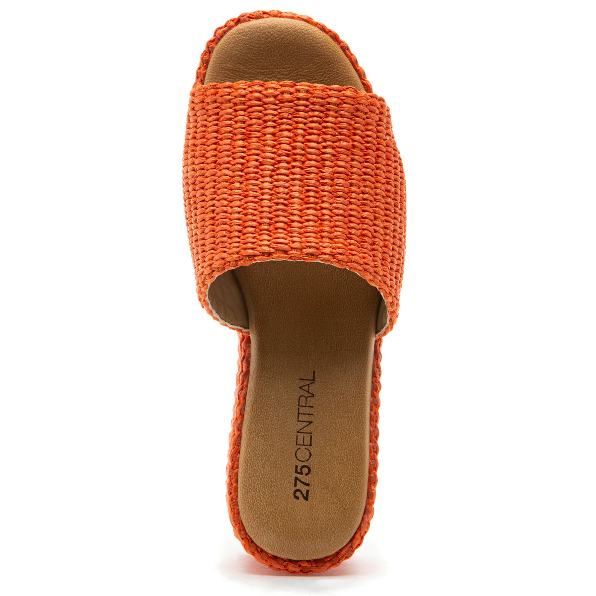 Sienna Shoe - Orange Raffia