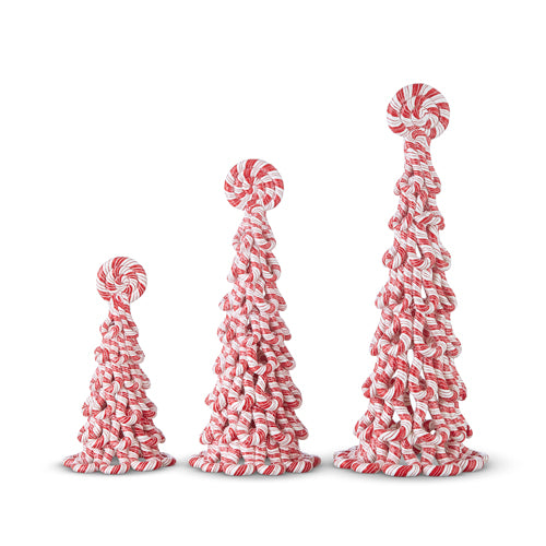 13" Peppermint Trees SOLD AS A SET OF 3