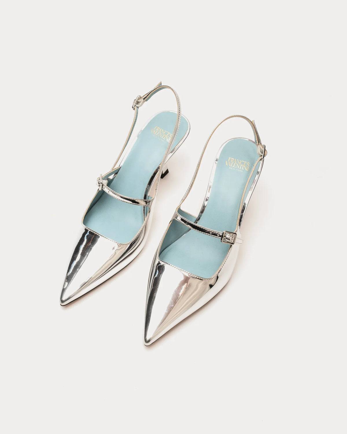 Silver Vivi Pump w/ Buckle