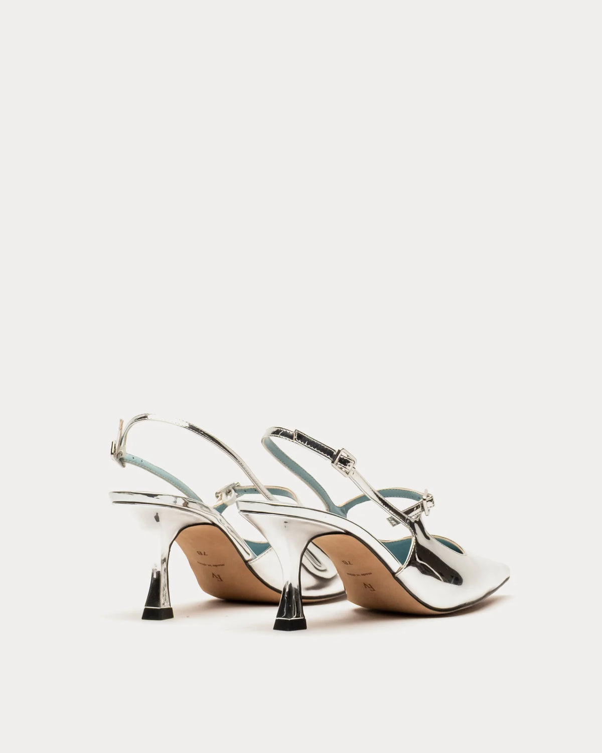 Silver Vivi Pump w/ Buckle