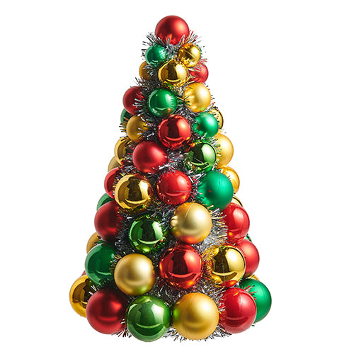 10" Ball Ornament Tree