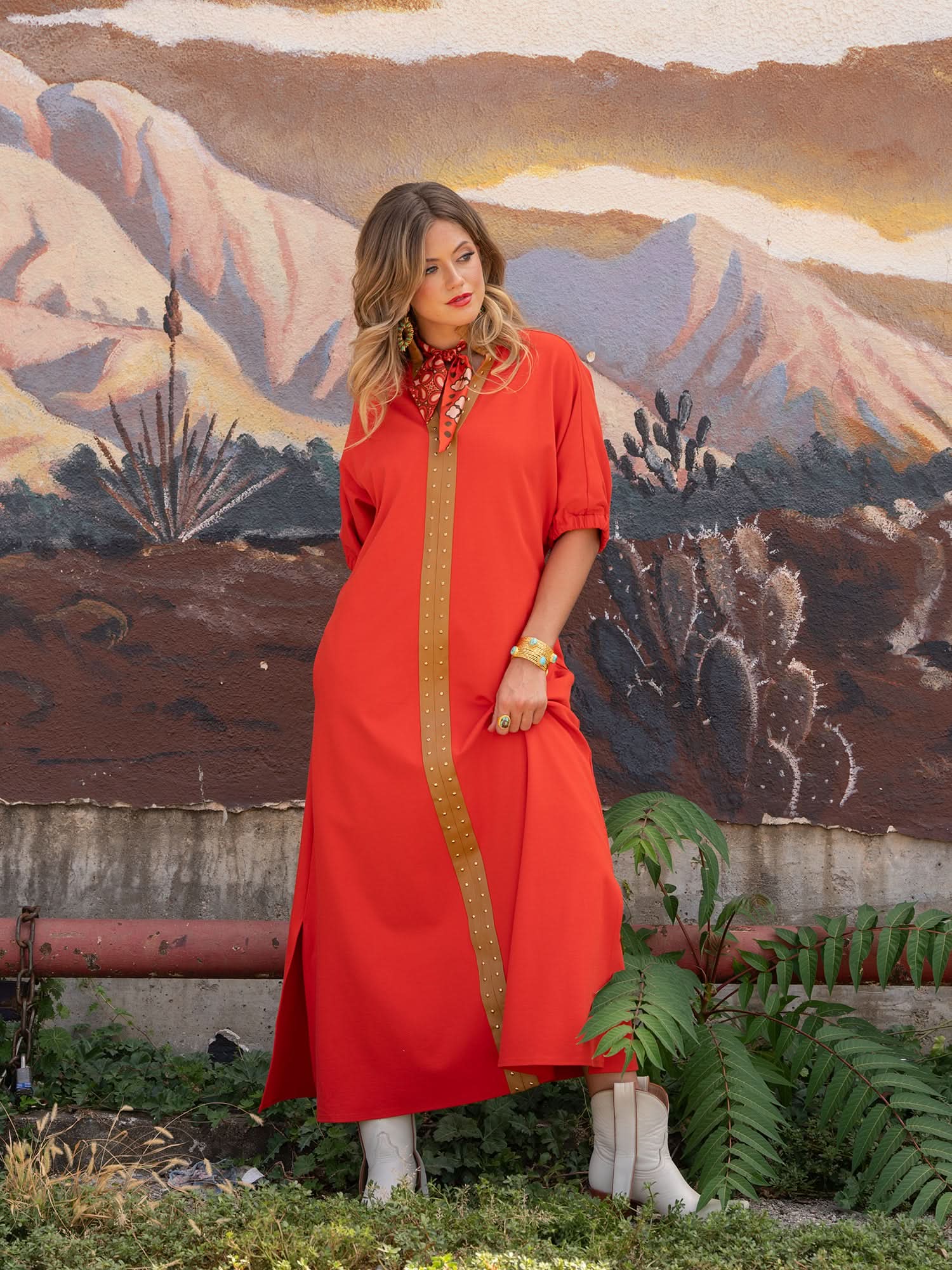 Poppy Maxi in Valiant Poppy – Emily McCarthy