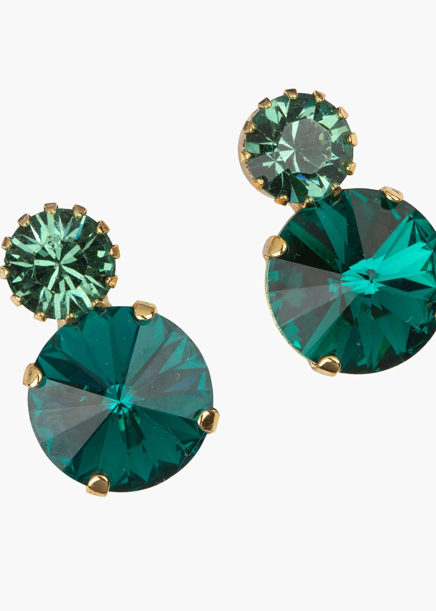 Myrla Earrings - Emerald