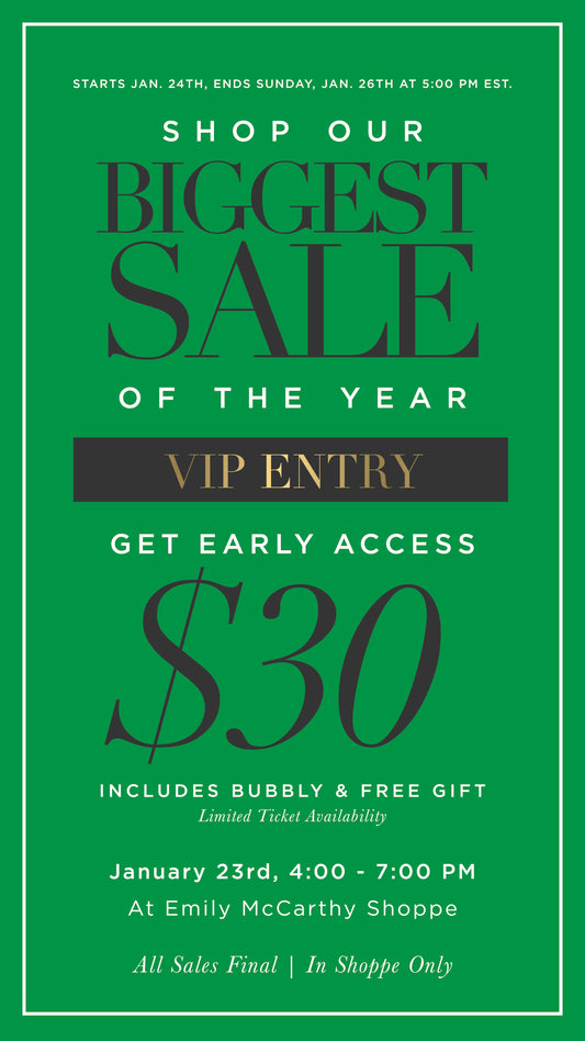 Warehouse Sale VIP Ticket