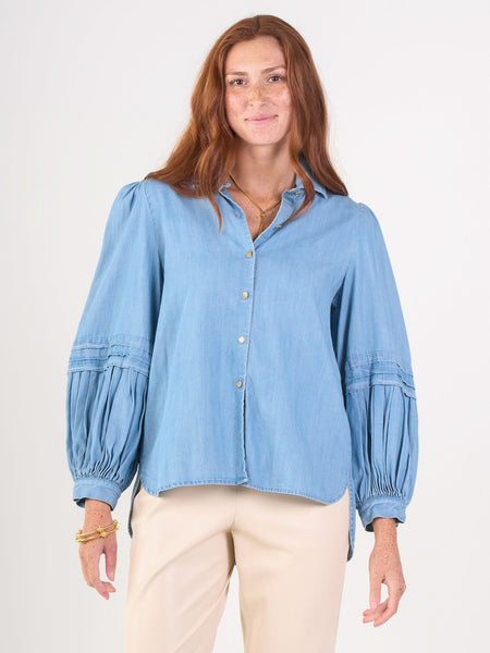 新品【AMERI VINTAGE】CHAMBRAY LIKE 2WAY KNIT Ameri VINTAGE - CHAMBRAY LIKE 2WAY KNIT 完売品の通販 by 彩佳's