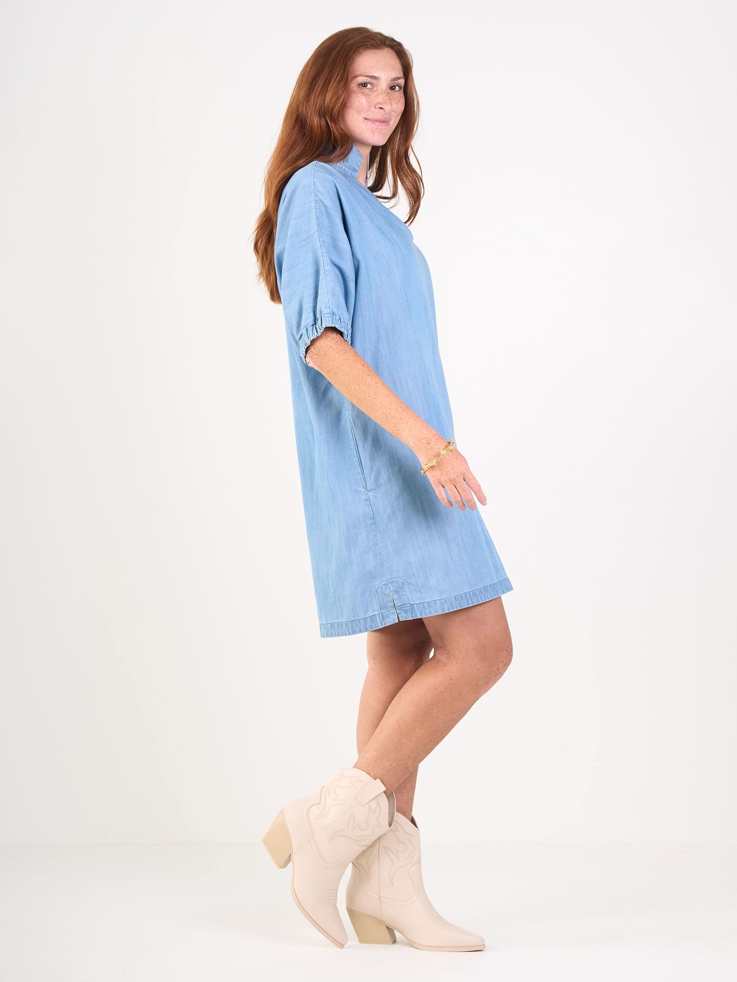 Poppy Dress in Denim Chambray XL Poppy Dress in Denim Chambray XL