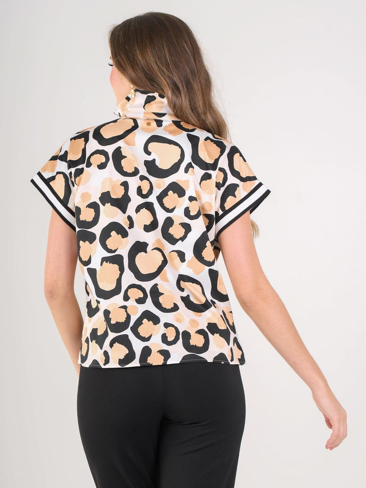 Checkered Poppy Sleeve Shirt - Catha main image 1