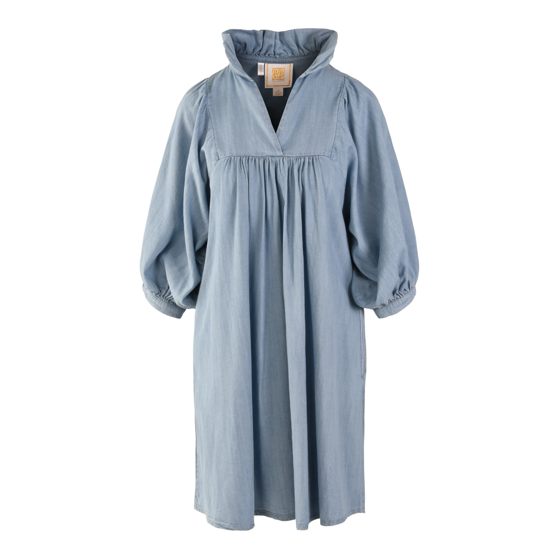 Stella Dress in Denim Chambray Xs Stella Dress in Denim Chambray Xs