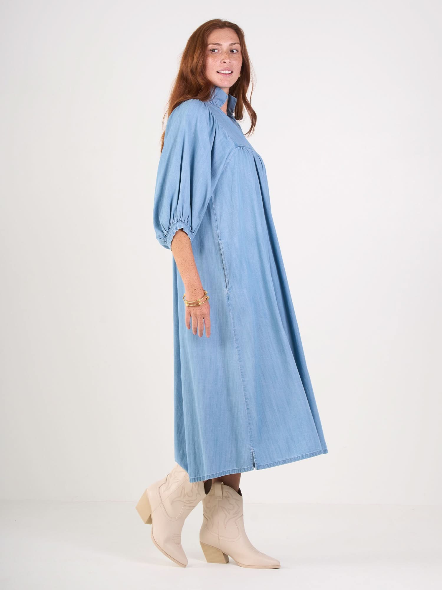 Stella Midi in Denim L Stella Midi in Denim L