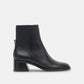 Linny H2O Black Leather Bootie