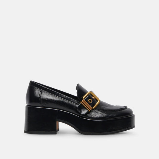 Yonder Loafers in Midnight Crinkle Patent
