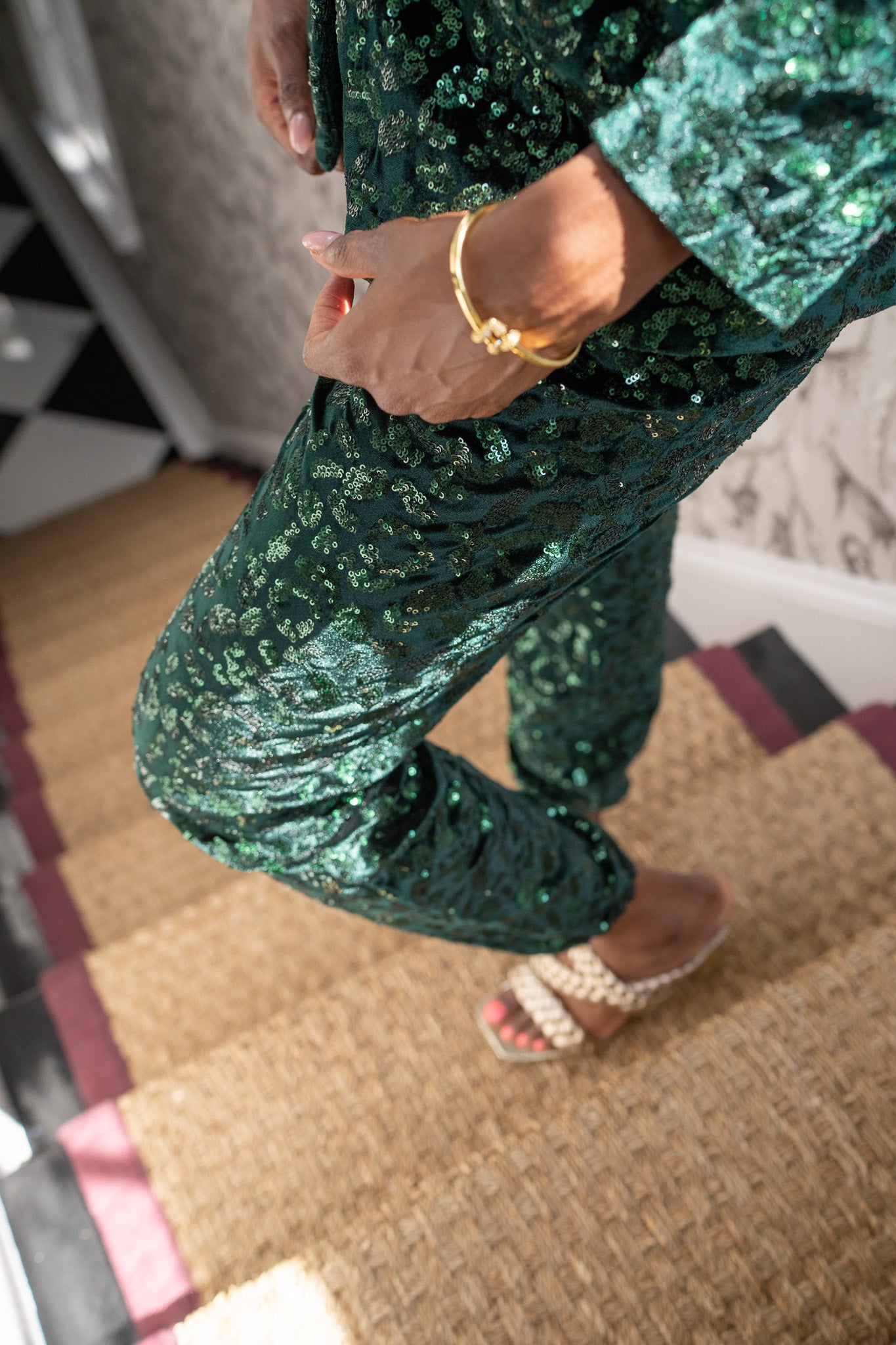 THE TAKEOVER | SEQUIN JOGGERS
