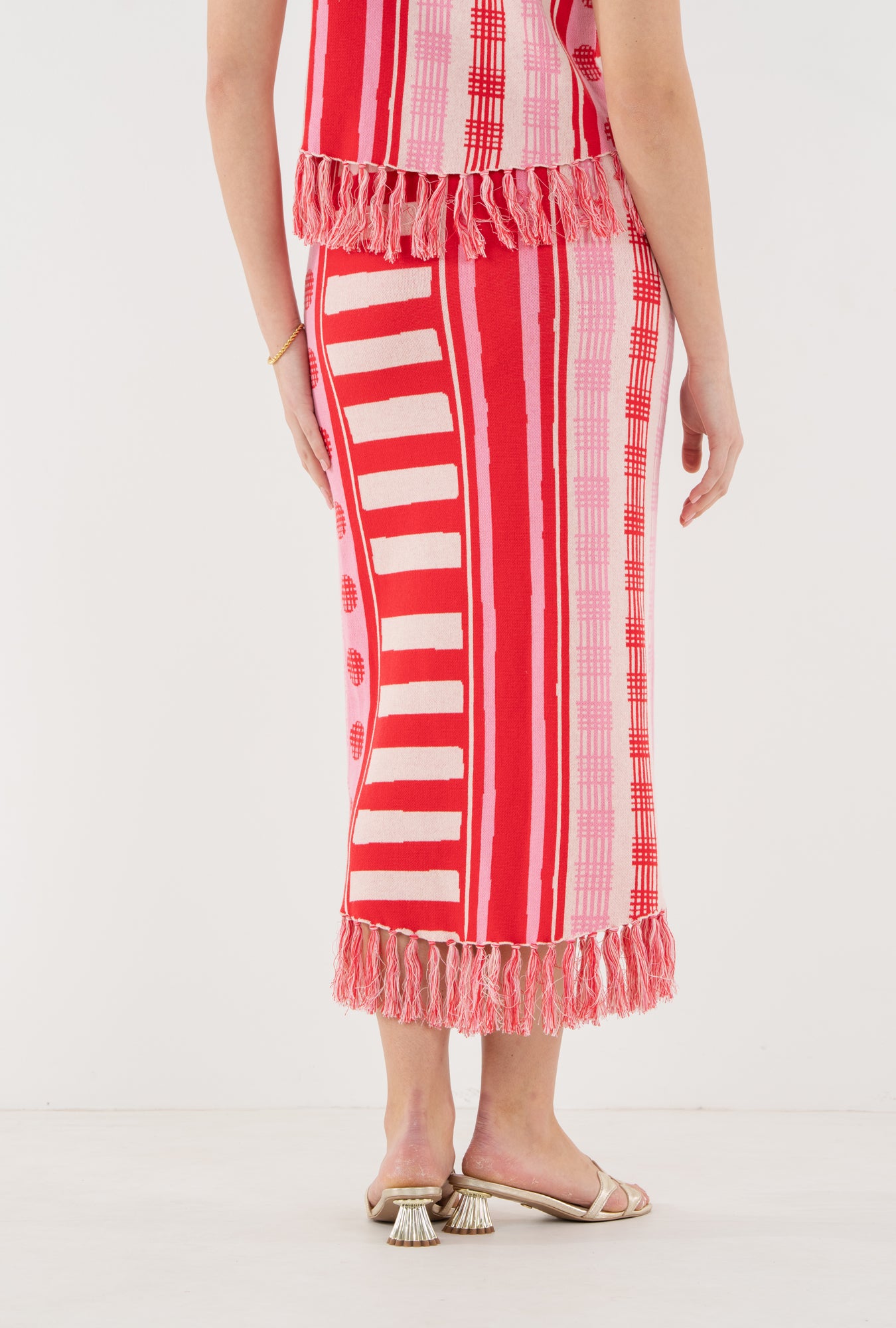 Capri Knit Skirt in Peach Jubilee – Emily McCarthy