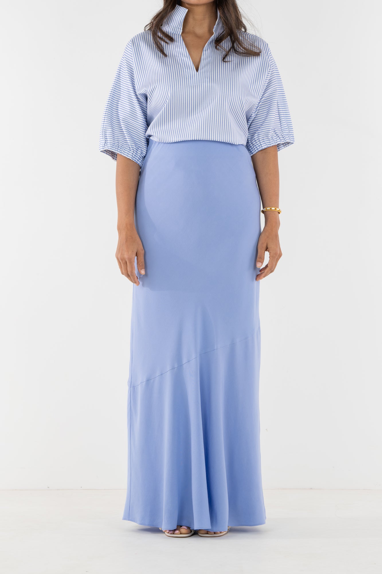 Bias Skirt in Grapemist – Emily McCarthy
