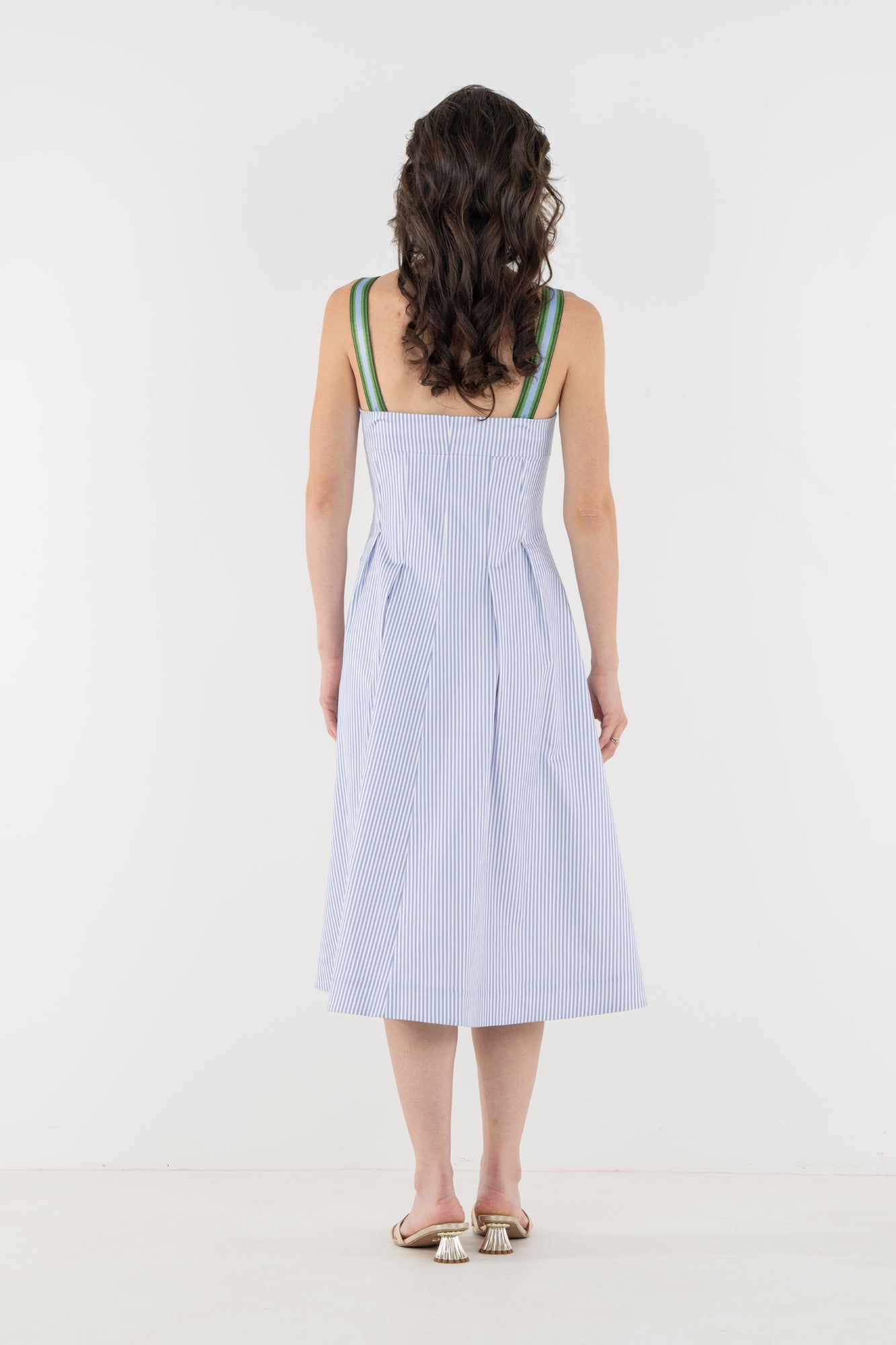 Constance Midi in Grapemist Stripe – Emily McCarthy
