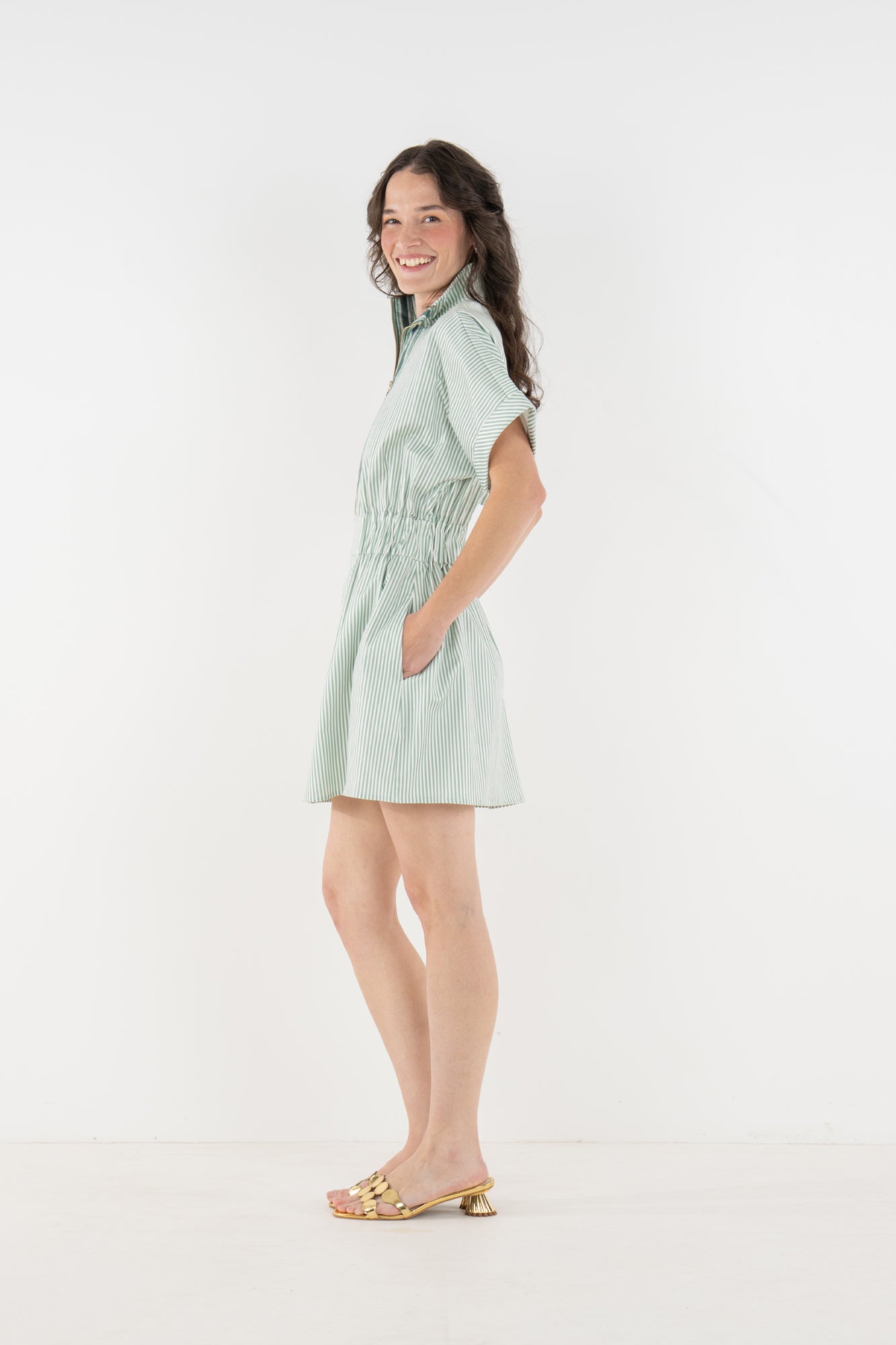Pullover Dress in Feldspar Stripe – Emily McCarthy