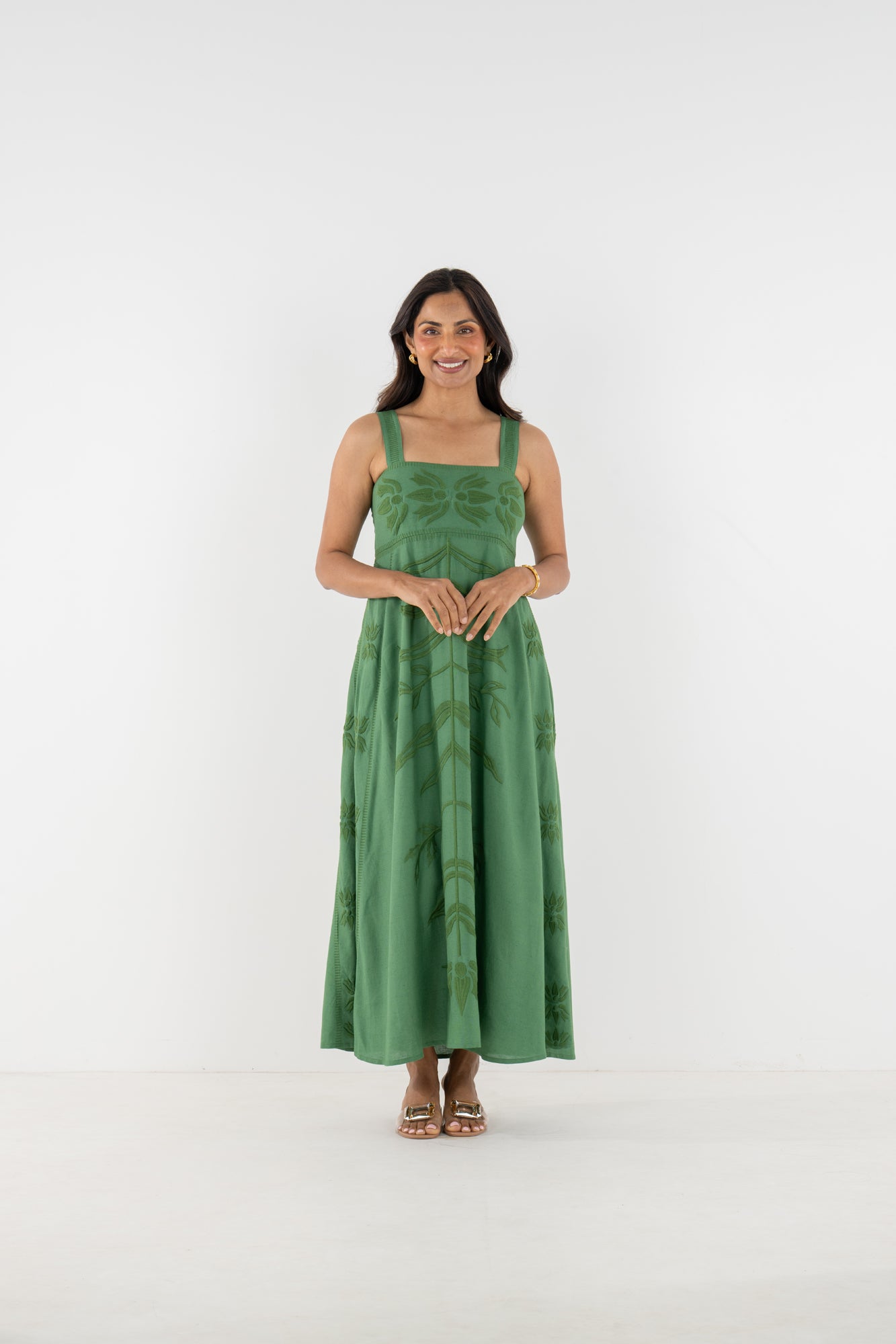 Liza Dress in Fairway – Emily McCarthy