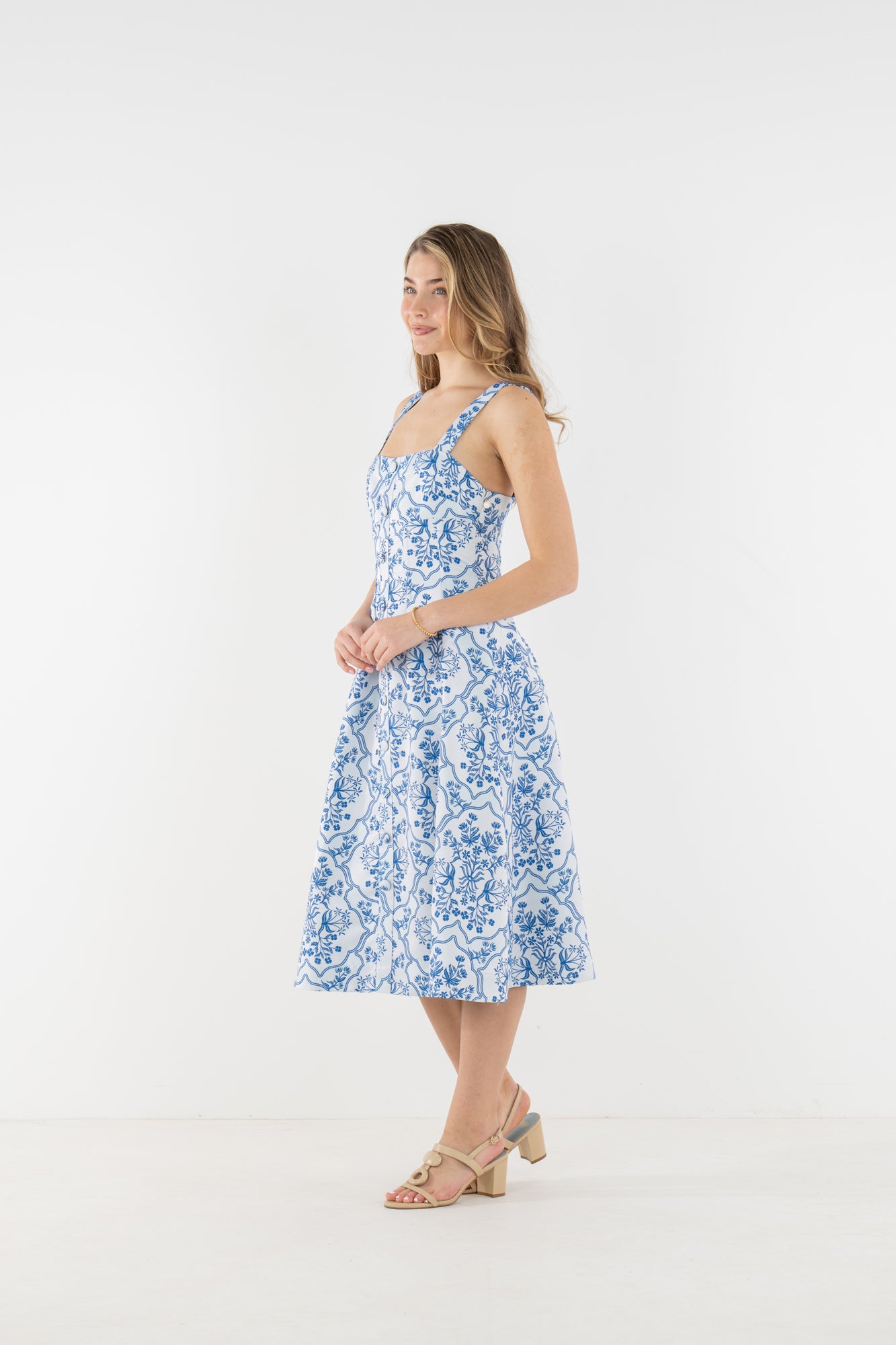 tapestry midi dress Hallie Tapestry Midi Dress