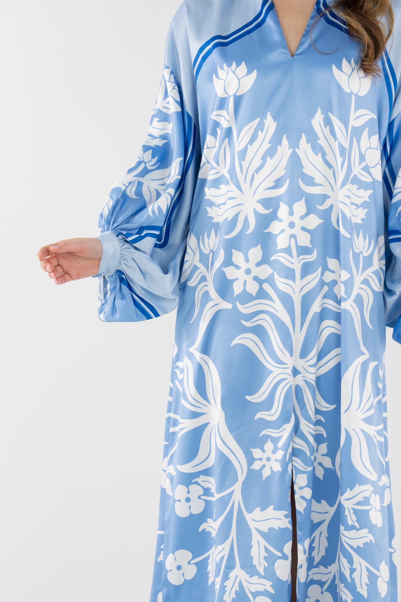 Fiona Dress in Dutch Tile – Emily McCarthy