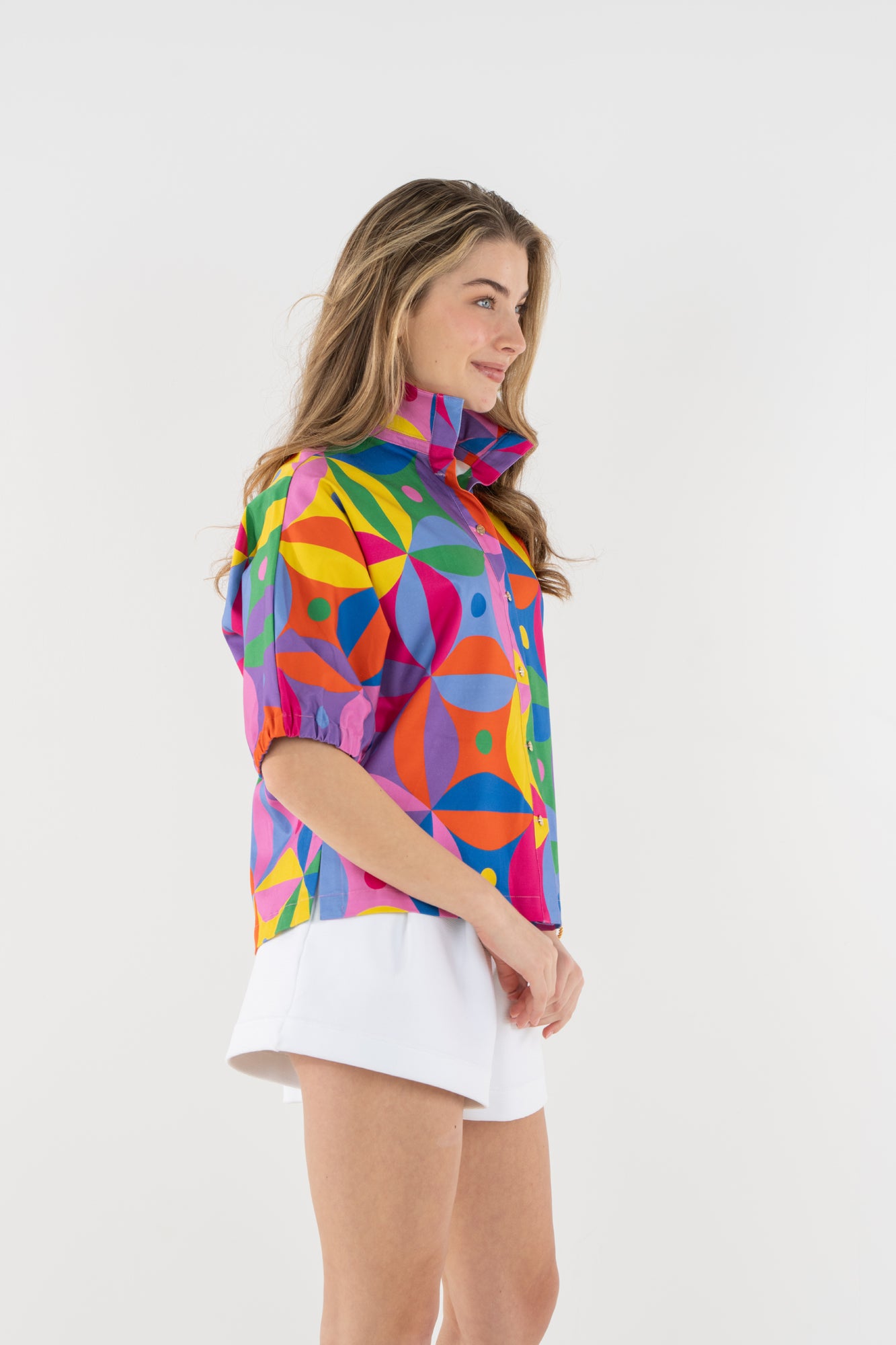 Bonny Top in Floral Prism – Emily McCarthy