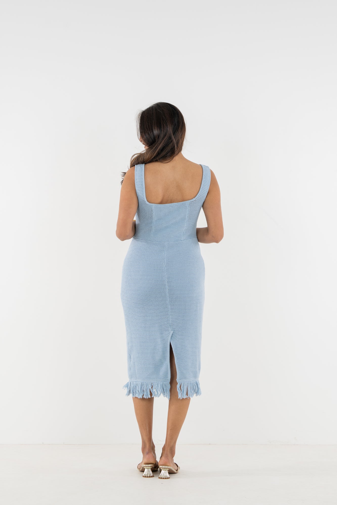 sleeveless knitted dress Catalina Knitted Silk Dress - 100% Silk