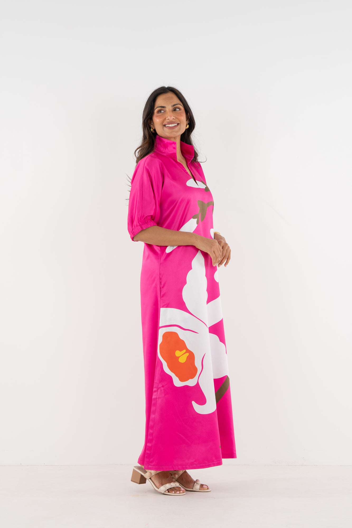Poppy Maxi in Holland Pink – Emily McCarthy Poppy Maxi in Holland Pink – Emily McCarthy