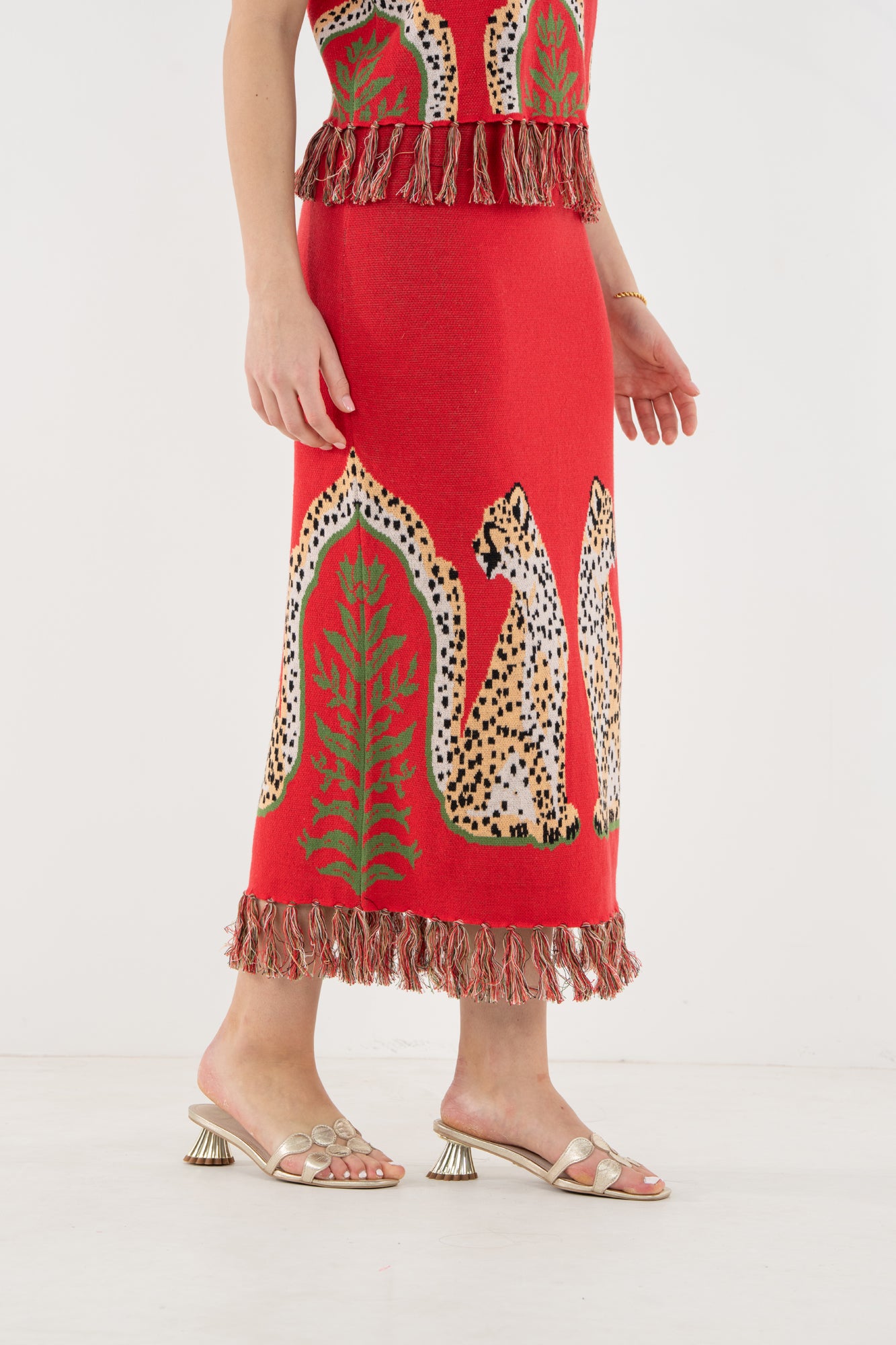 Ameri　UND RUST ART KNIT SKIRT Ameri（アメリ）の「UND RUST ART KNIT SKIRT（スカート）」 - WEAR
