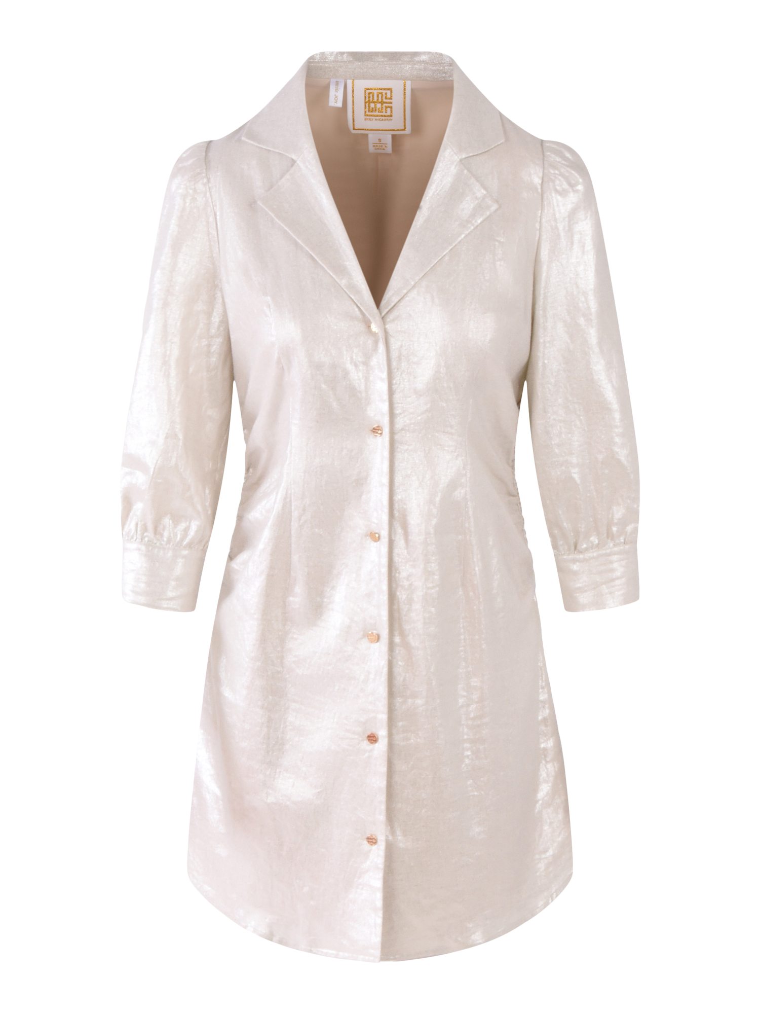 Felicity Dress in Platinum Emily McCarthy Felicity Dress in Platinum Emily McCarthy