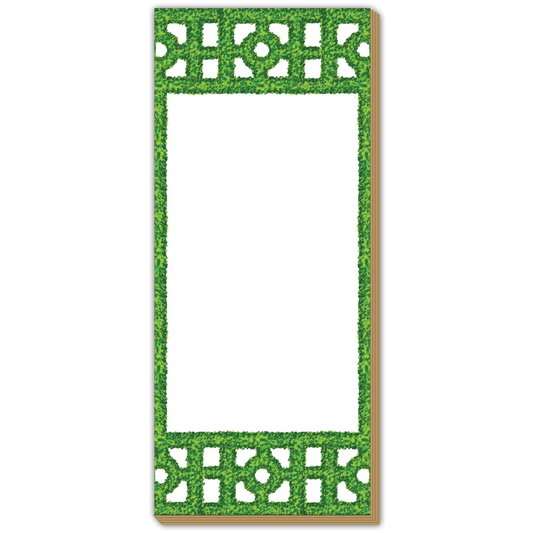 Luxe Skinny Pad - Boxwood Trellis