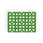 Petite Folded Note - Boxwood Trellis