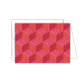 Petite Folded Note - Monogram Block